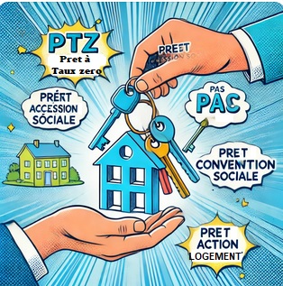 Principaux prêts aidés pour l’achat immobilier et leurs options de rachat